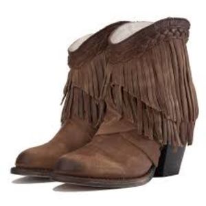 Freebird Laredo fringe western bootie